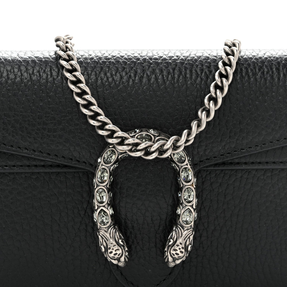 Mini Calfskin Shoulder Bag - Black