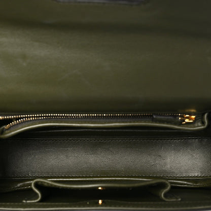 Medium Calfskin Handbag - Green