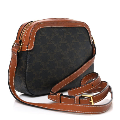 Small Canvas Crossbody Bag - Tan