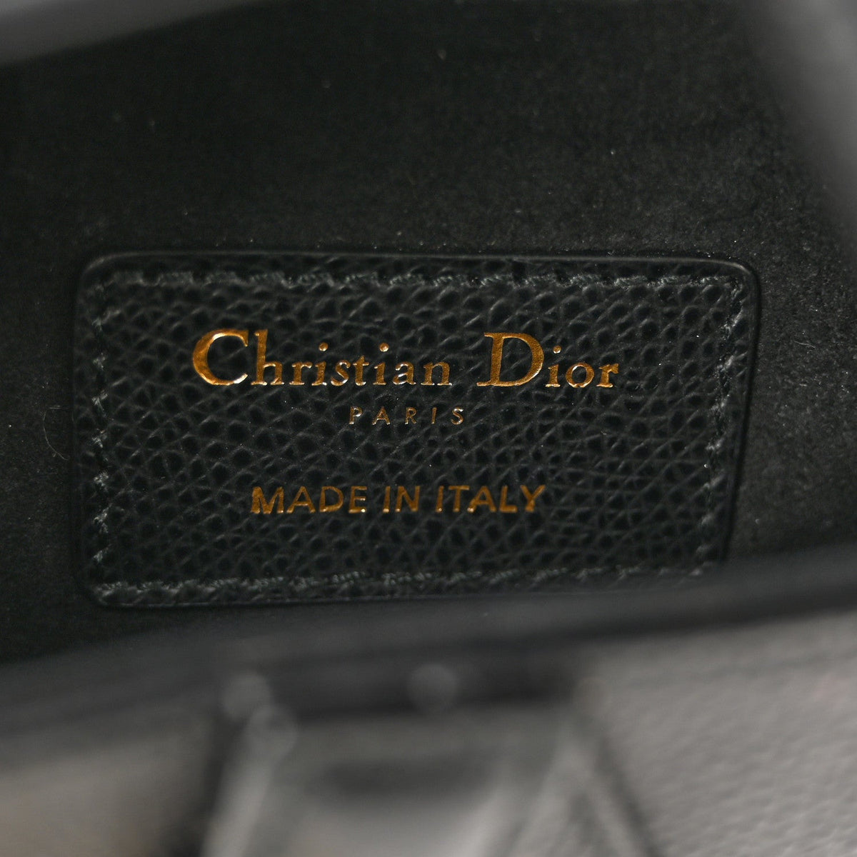 Mini Calfskin Handbag - Black