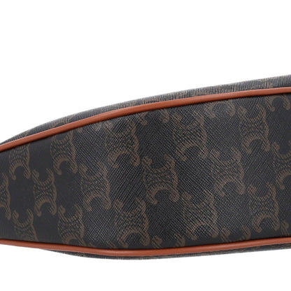 Medium Calfskin Canvas Shoulder Bag - Tan