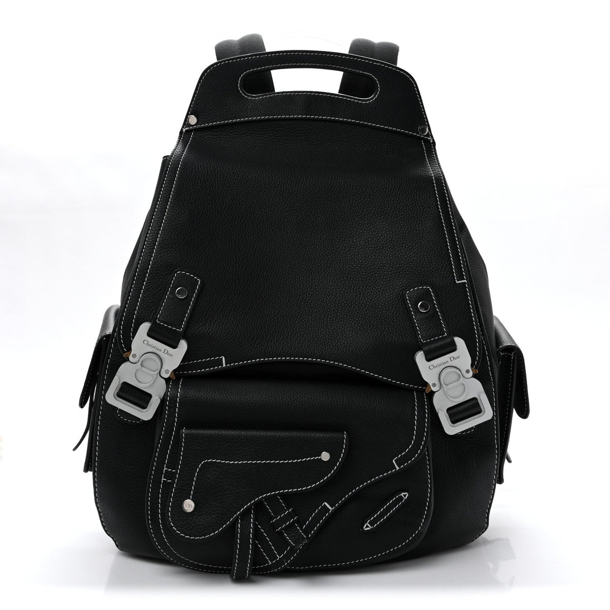 Maxi Calfskin Backpack - Black
