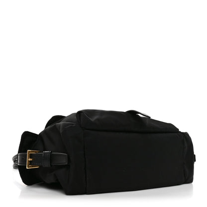 Medium Nylon Tote Bag - Black