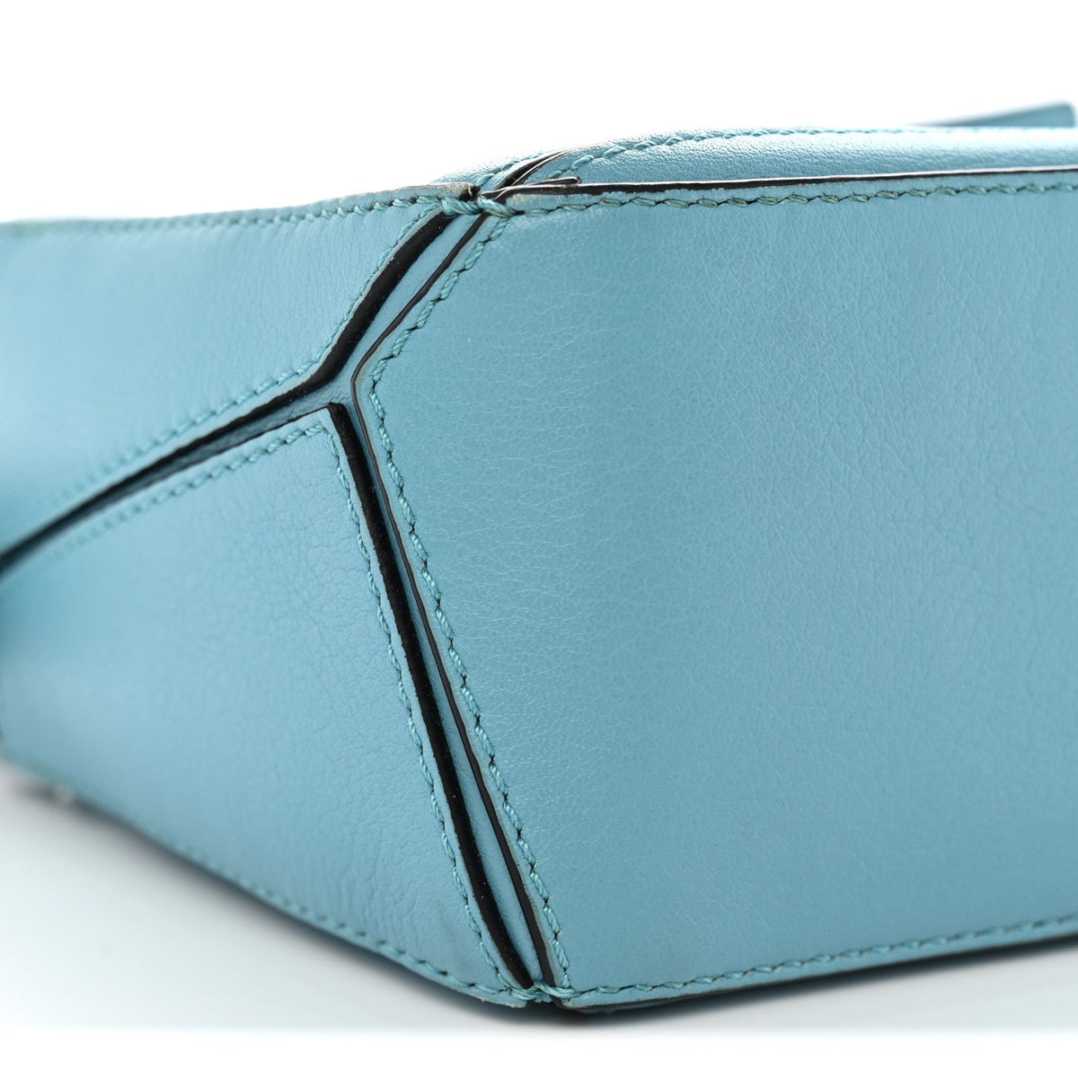 Mini Calfskin Handbag - Light Blue