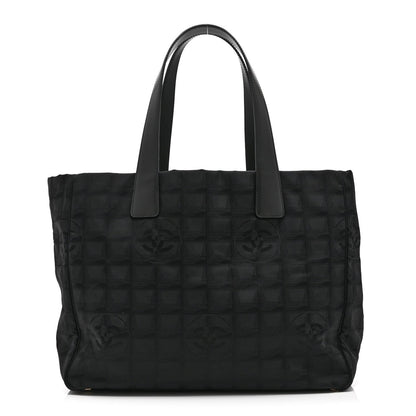 Medium Nylon Tote Bag - Black