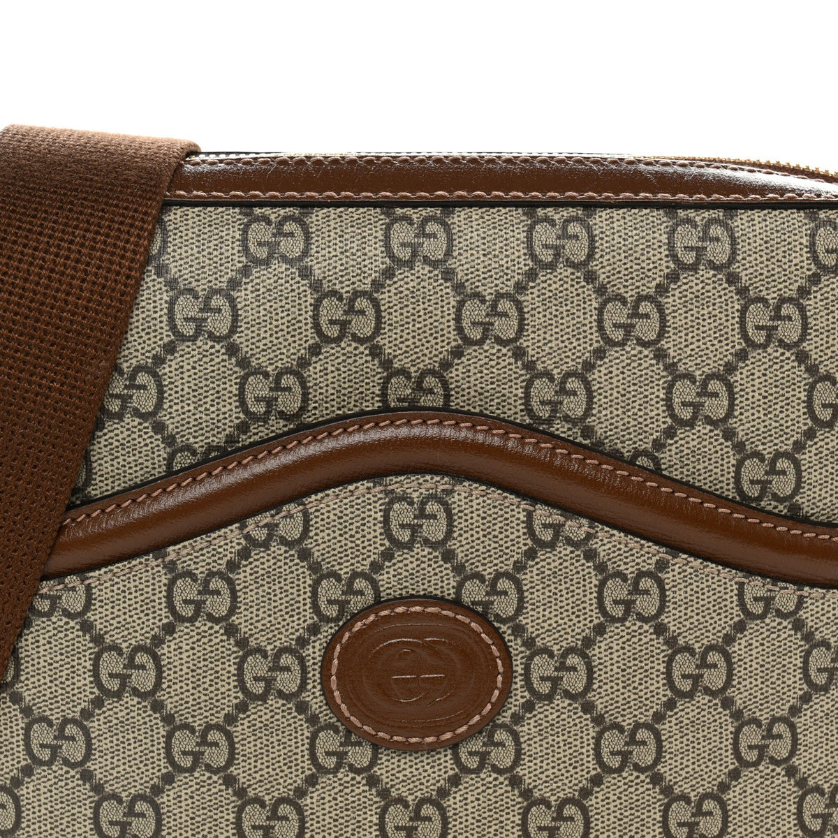 Calfskin Shoulder Bag - Beige