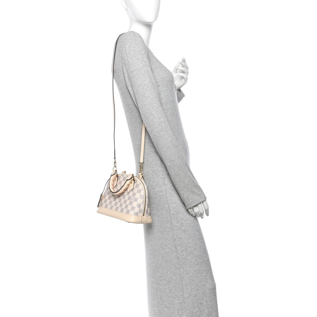 Damier Azur Braided Alma Bb Handbag