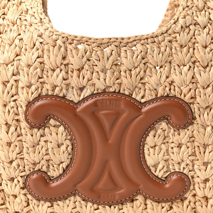 Calfskin Hobo Bag - Natural