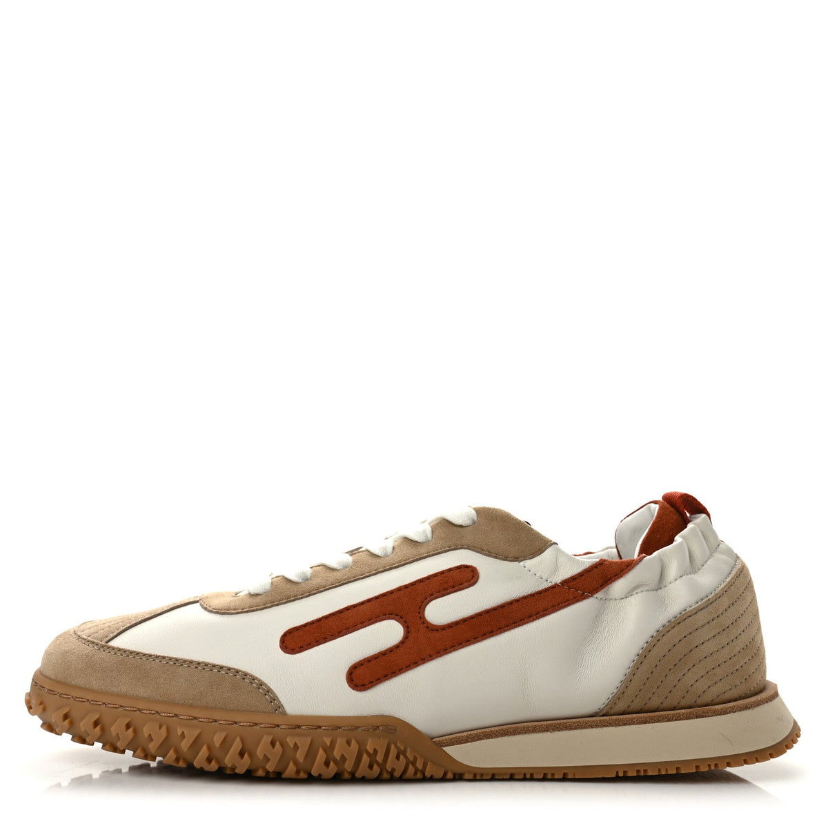 Nappa Suede Goatskin Jet Sneakers Multicolor Orange Canyon