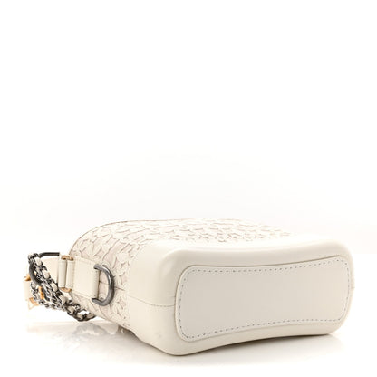 Small Calfskin Hobo Bag - White