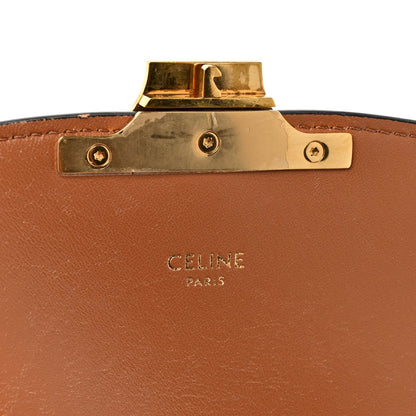 Calfskin Canvas Handbag - Tan
