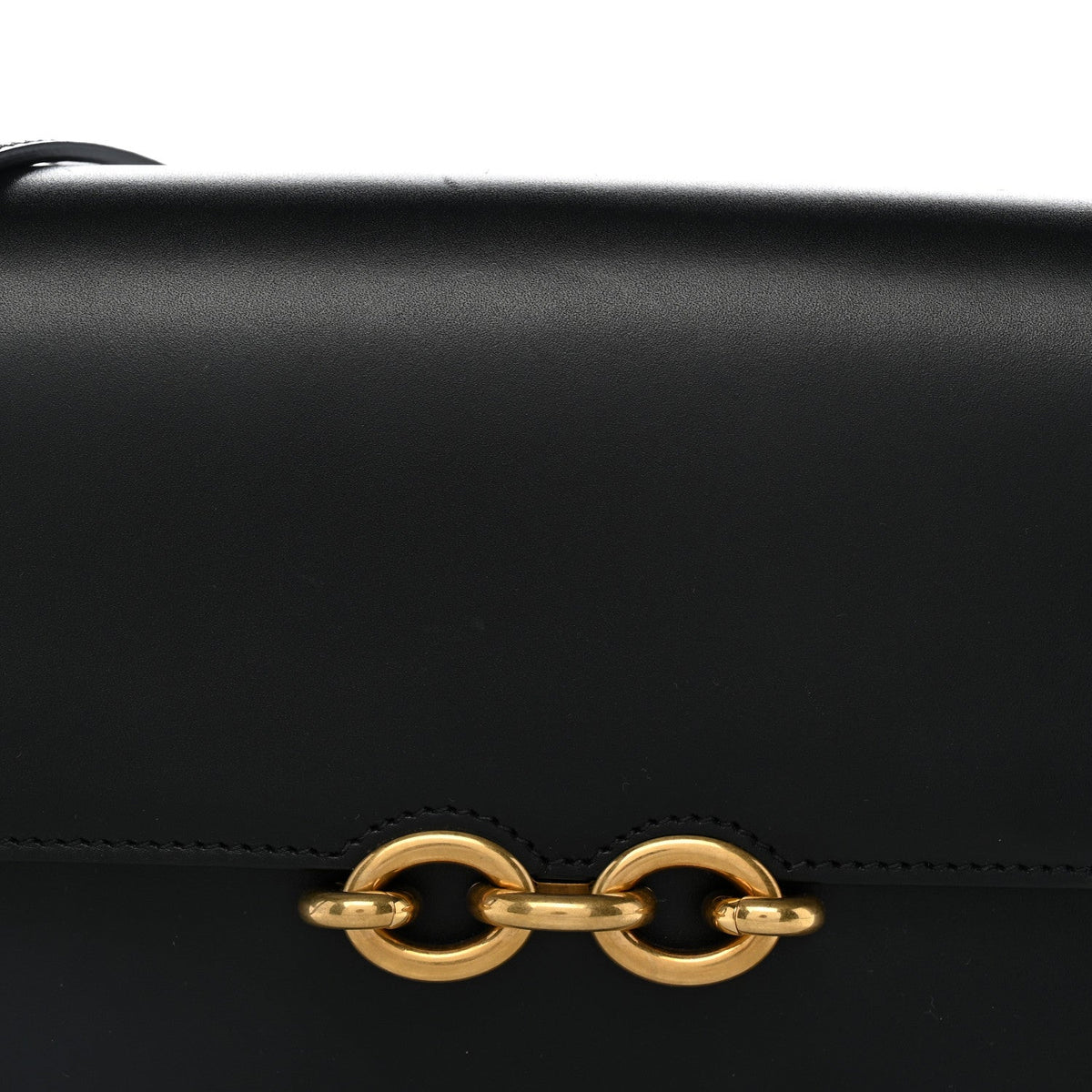 Calfskin Satchel Bag - Black