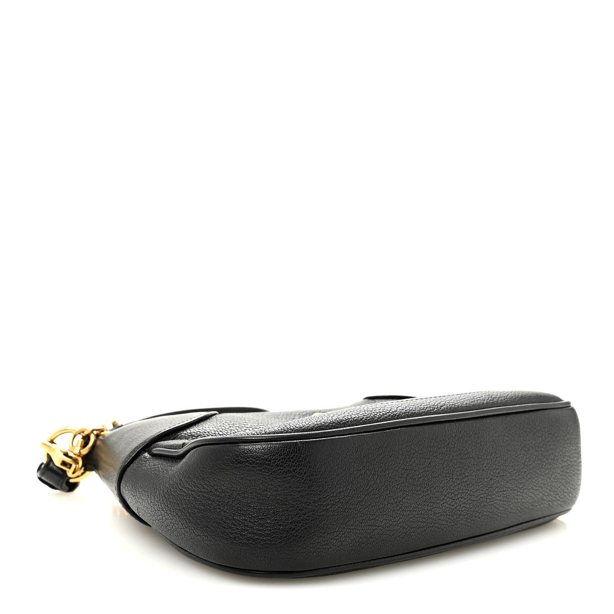 Small Goatskin Shoulder Bag - Black