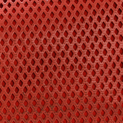 Large Calfskin Flap Shoulder Bag - Red