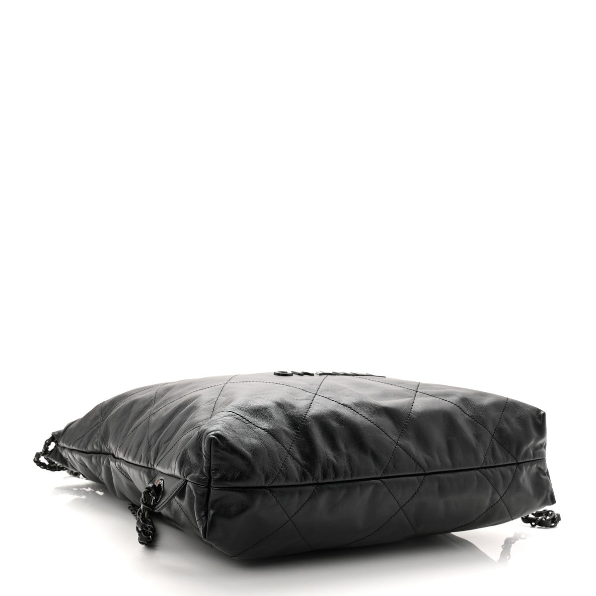 Quilted Calfskin Backpack - Black