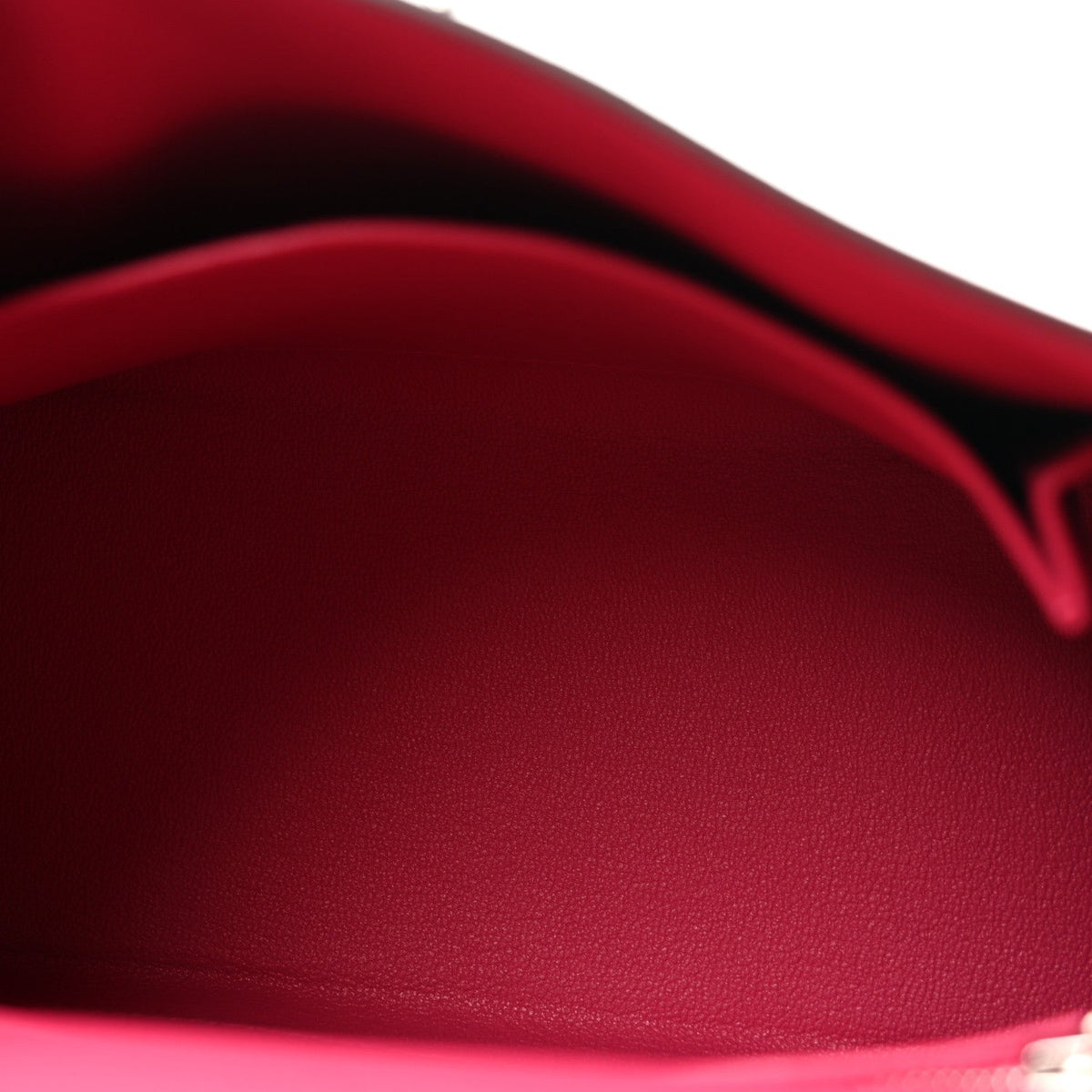Togo Kelly Retourne 25 Rose Mexico Handbag