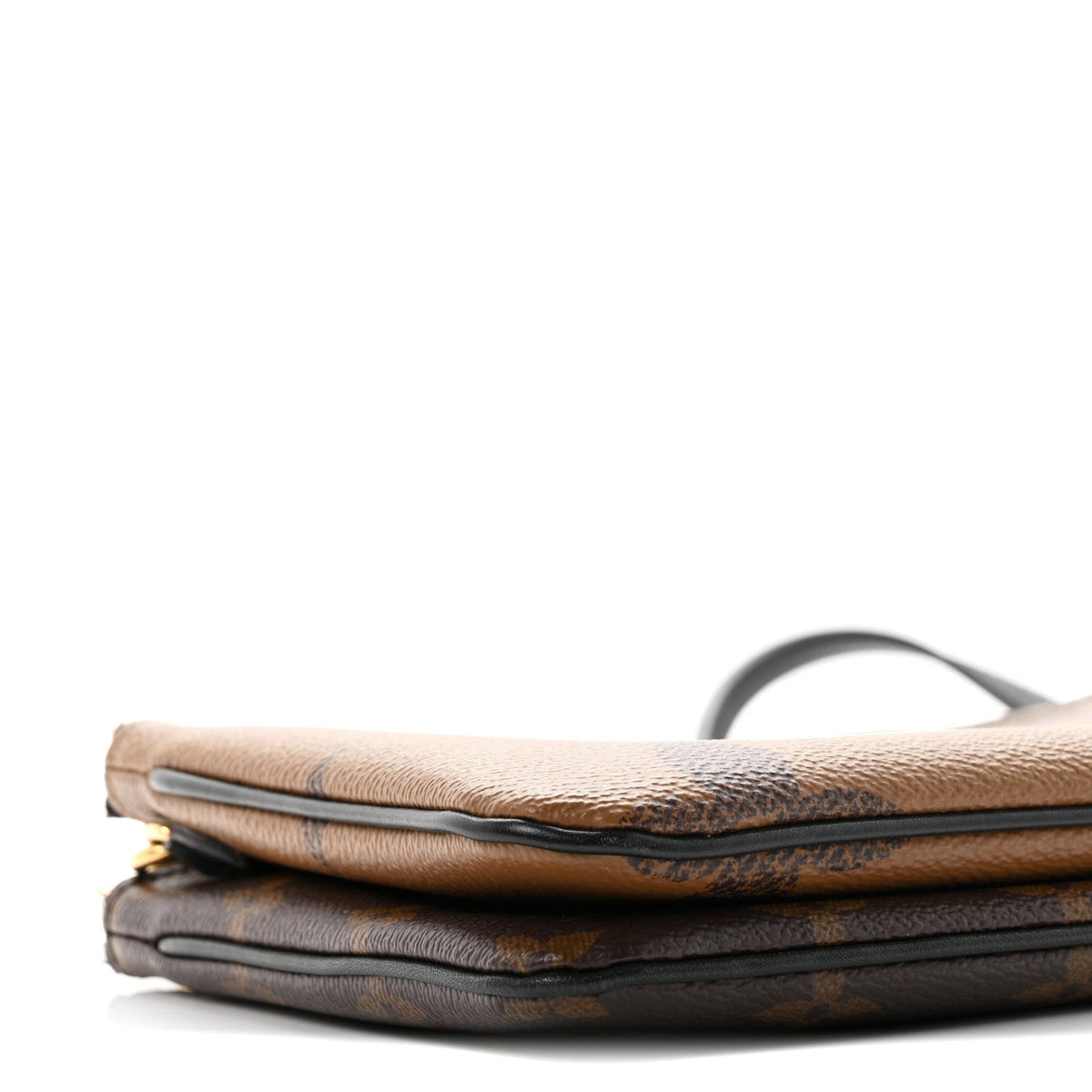 Reverse Monogram Giant Double Zip Pochet Handbag