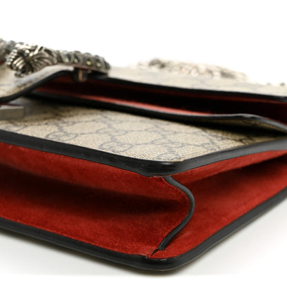 Small Suede Shoulder Bag - Beige