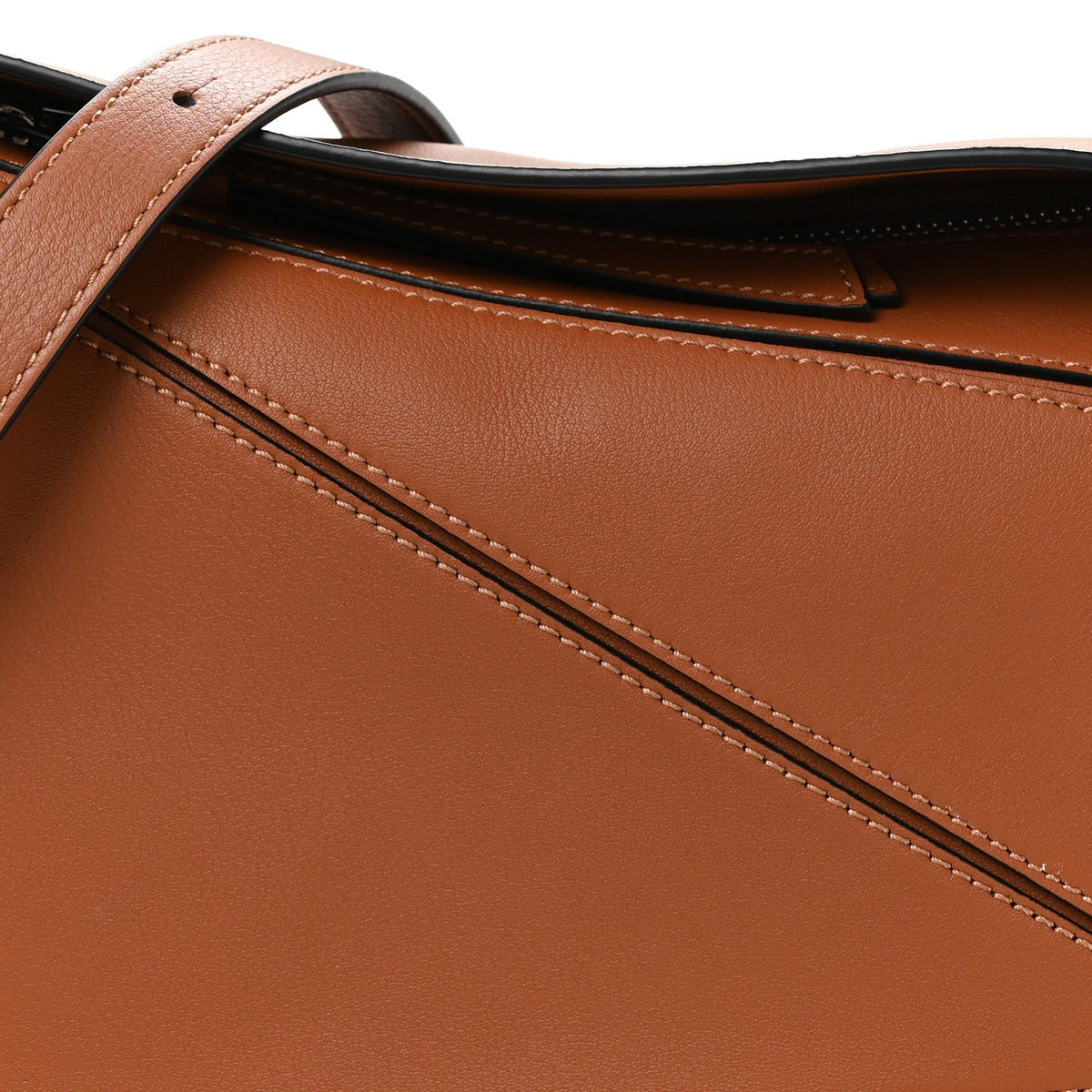 Small Calfskin Handbag - Tan