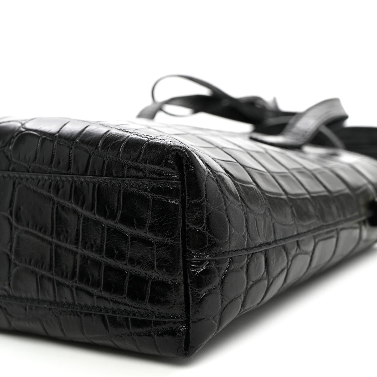 Mini Calfskin Tote Bag - Black
