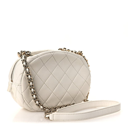 Quilted Lambskin Handbag - White