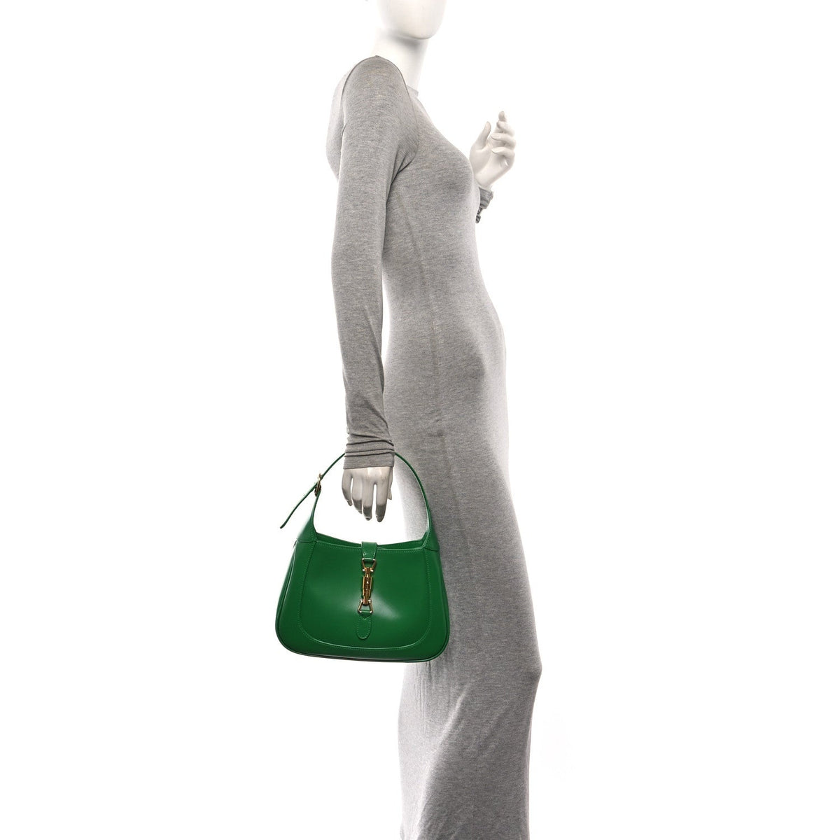 Small Calfskin Hobo Bag - Green