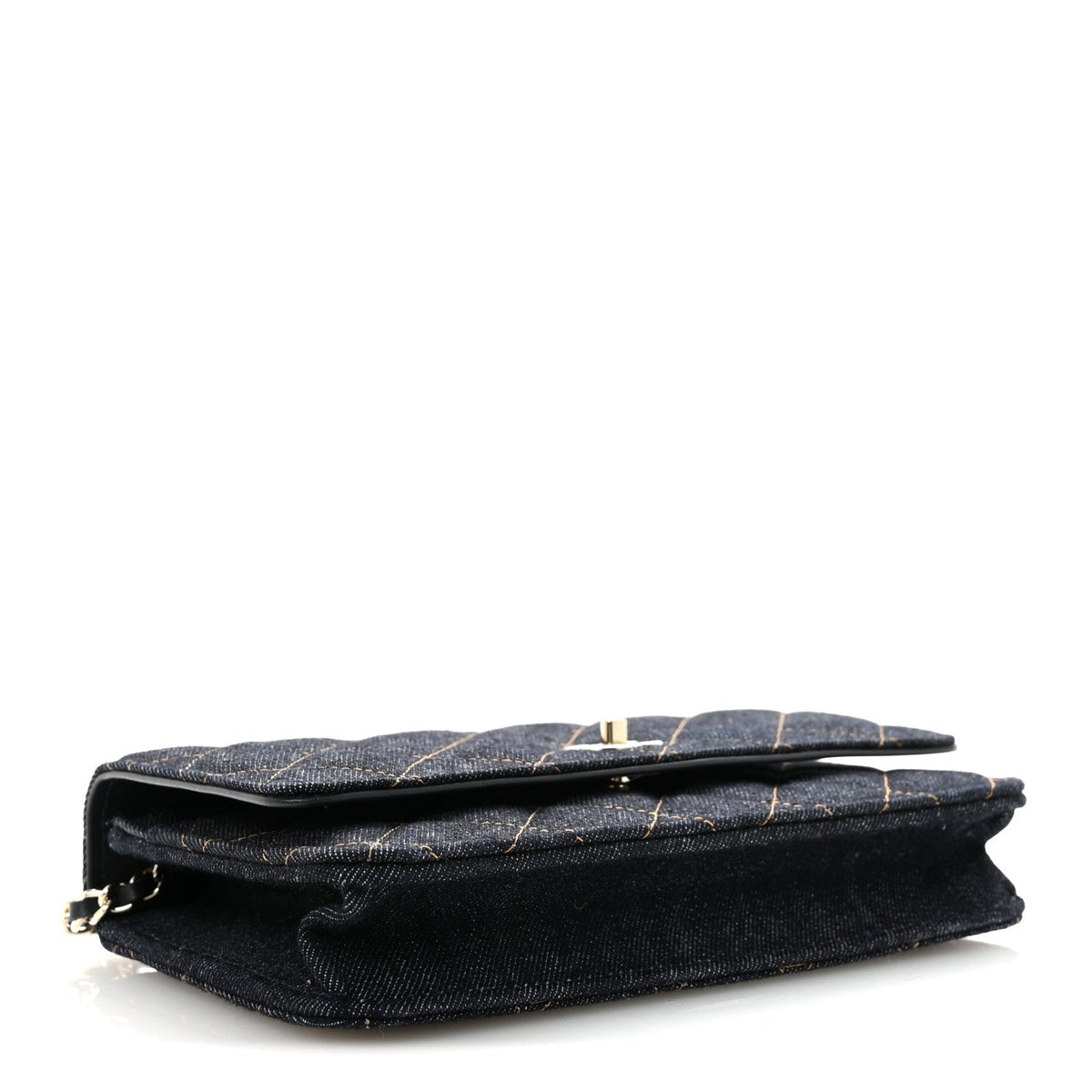 Quilted Wallet Bag - Blue
