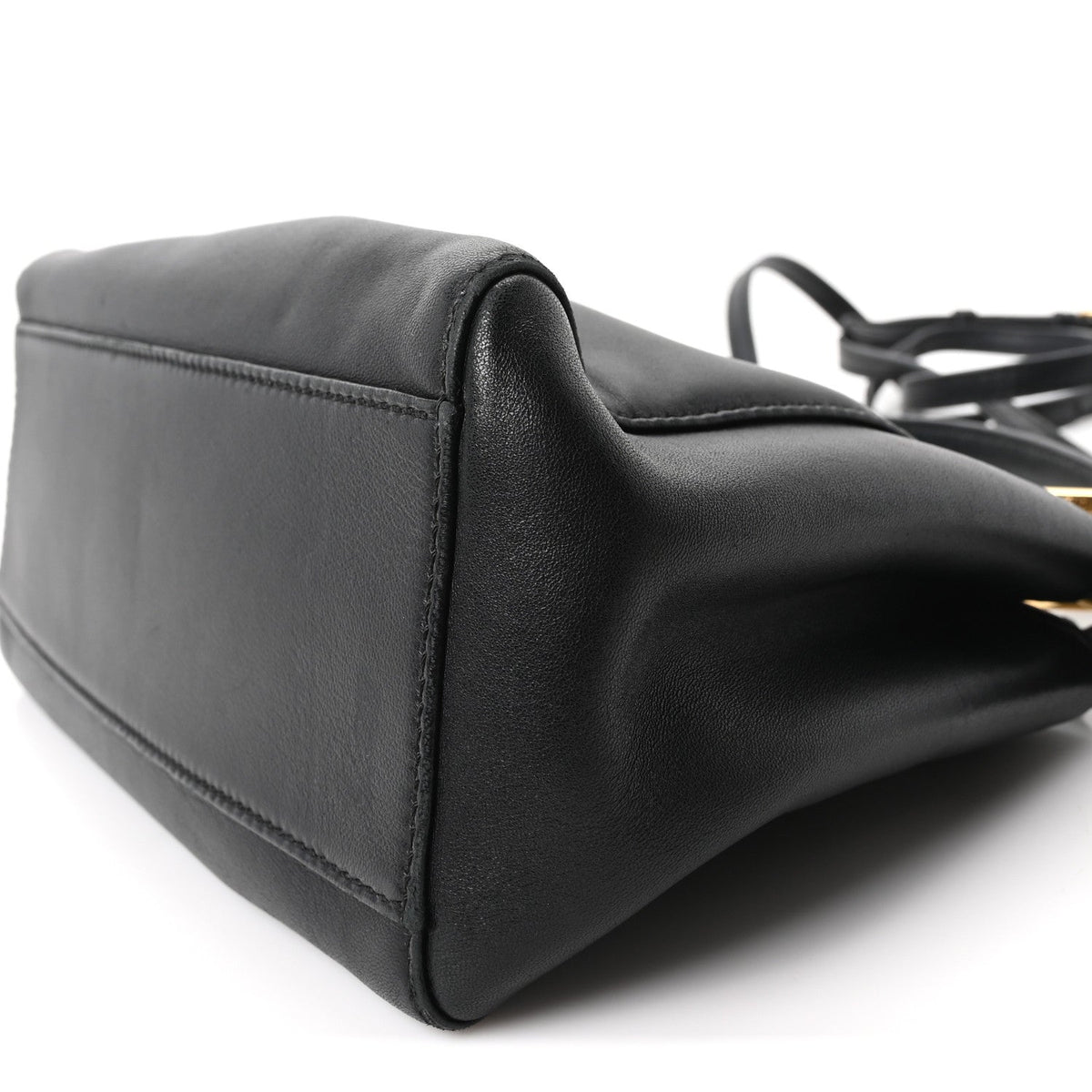 Mini Nappa Satchel Bag - Black