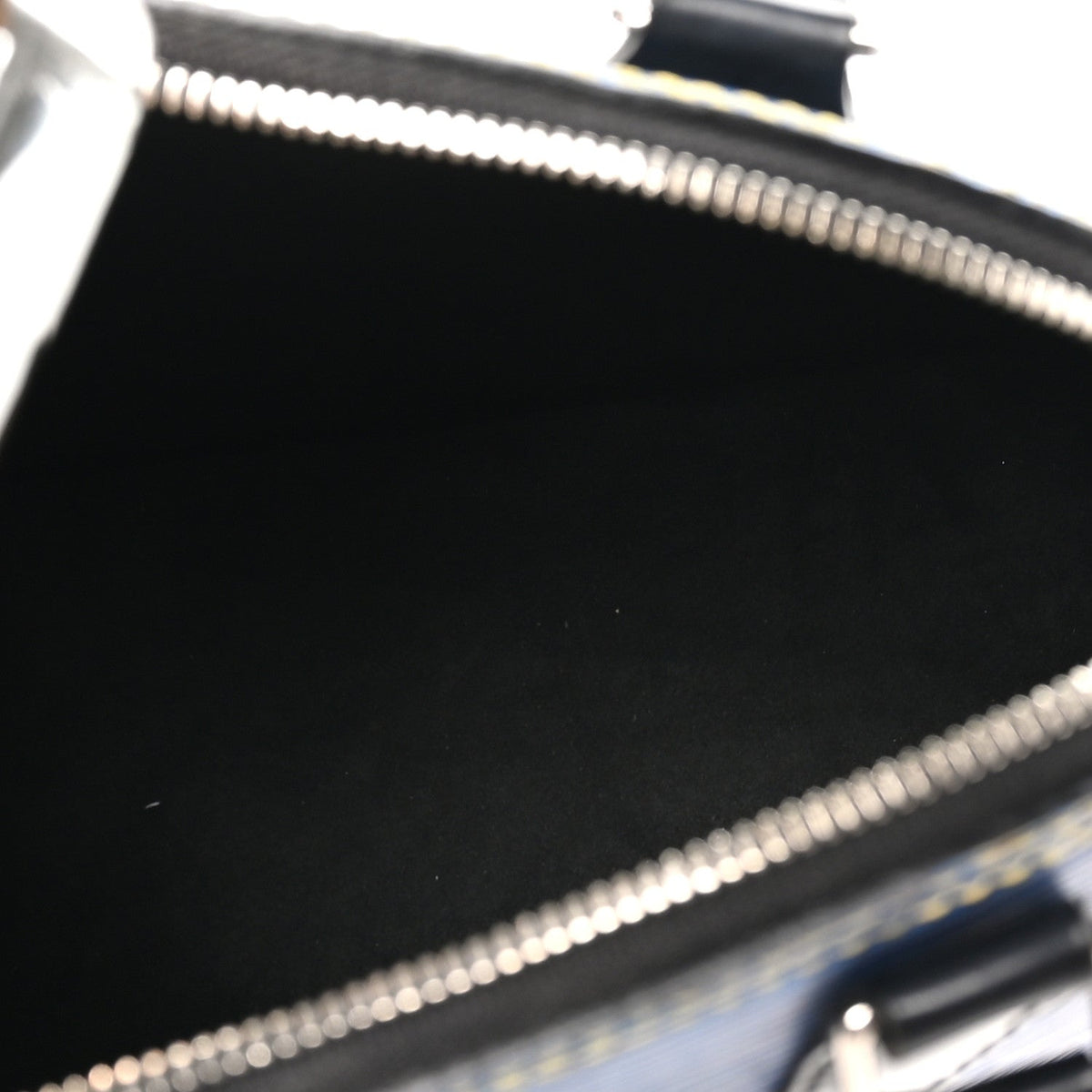 Epi Alma Bb Denim Light Handbag