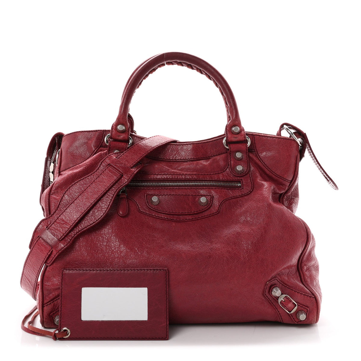 Agneau Giant 12 Silver Hardware Velo Cas Handbag