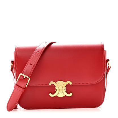 Medium Calfskin Handbag - Red