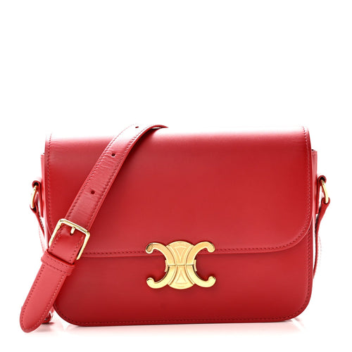Medium Calfskin Handbag - Red