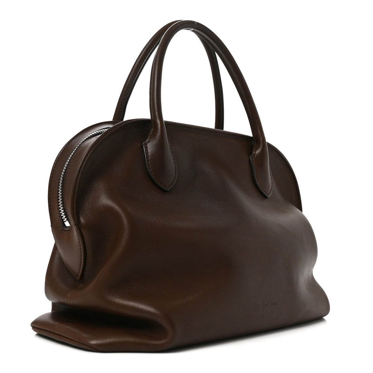 Calfskin Handbag - Brown