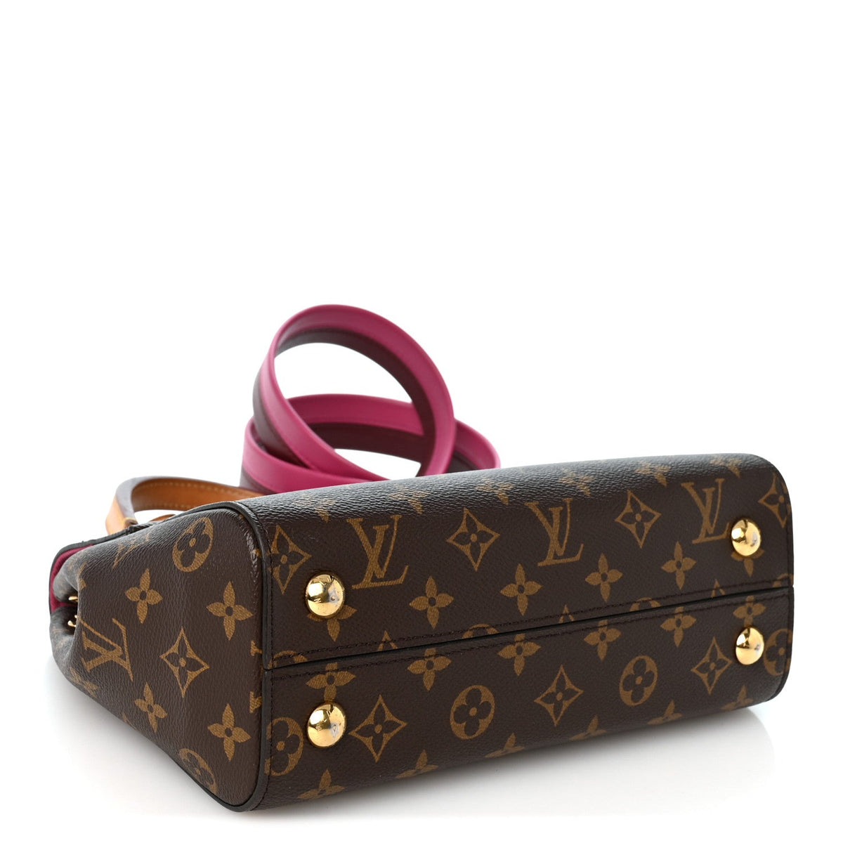 Monogram Cluny Bb Bordeaux Fuchsia Handbag