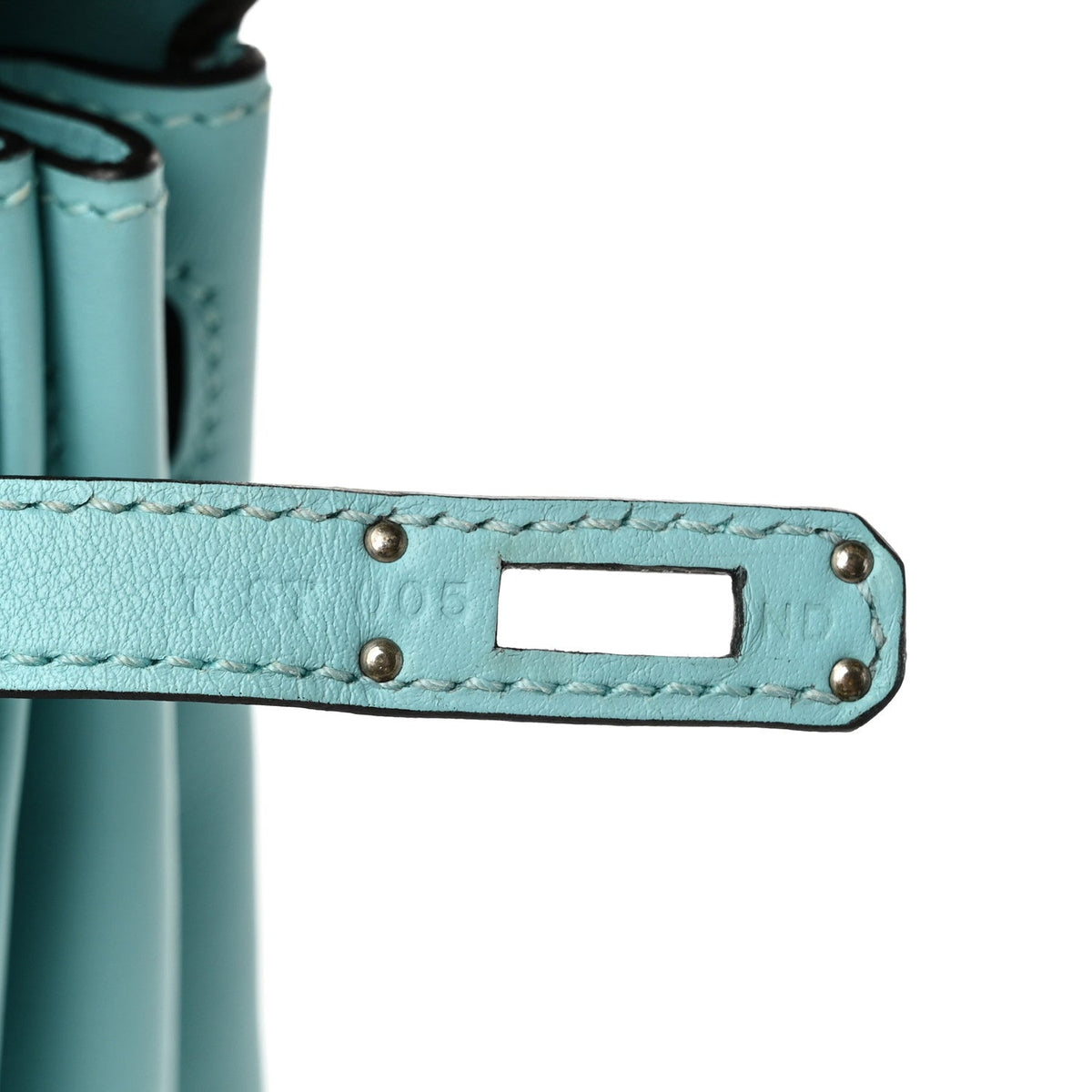 Swift Kelly Retourne 25 Bleu Atoll Handbag