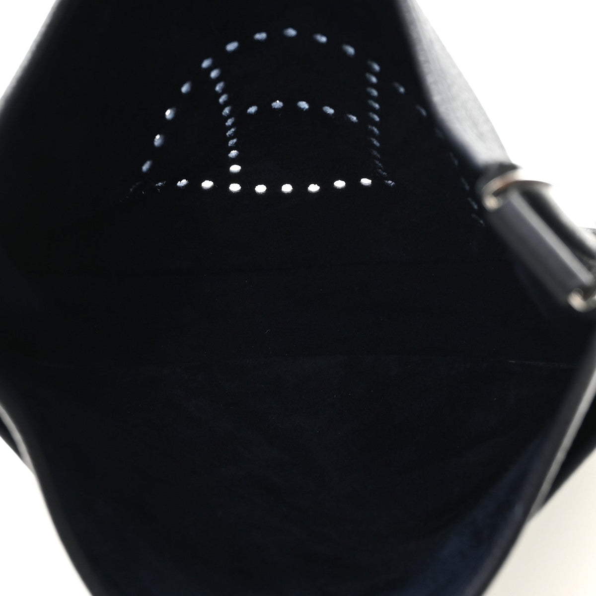 Taurillon Clemence Evelyne Iii Pm Bleu N Handbag