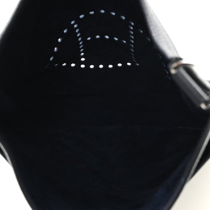 Taurillon Clemence Evelyne Iii Pm Bleu N Handbag