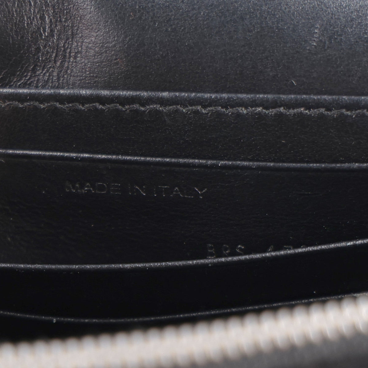 Calfskin Wallet Bag - Black