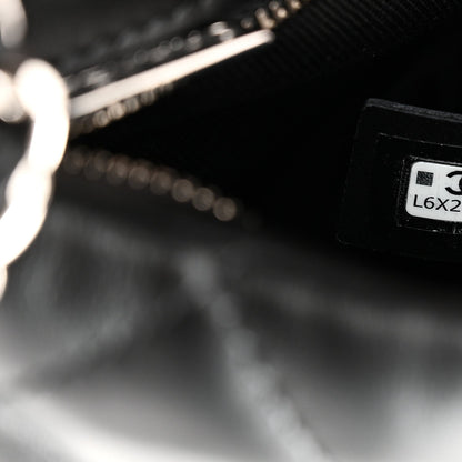 Quilted Lambskin Crossbody Bag - Black