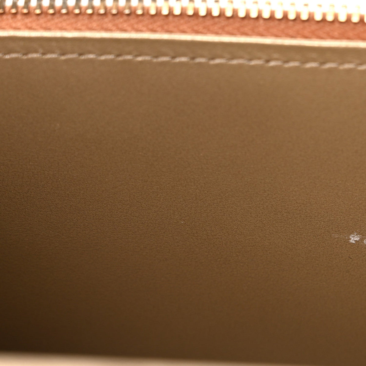 Small Quilted Lambskin Handbag - Brown