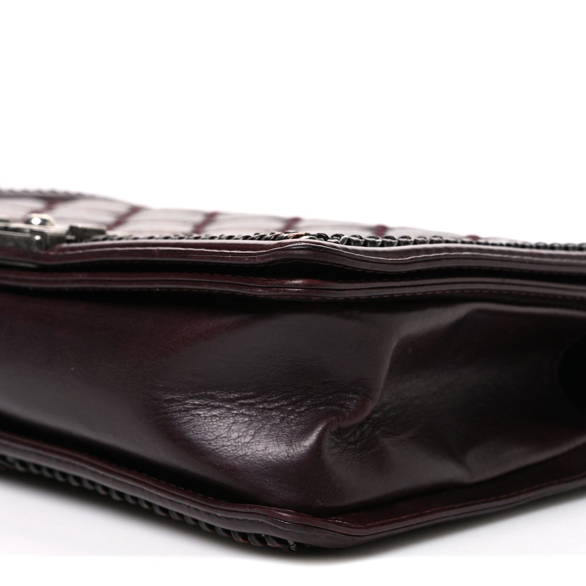 Medium Quilted Goatskin Flap Shoulder Bag