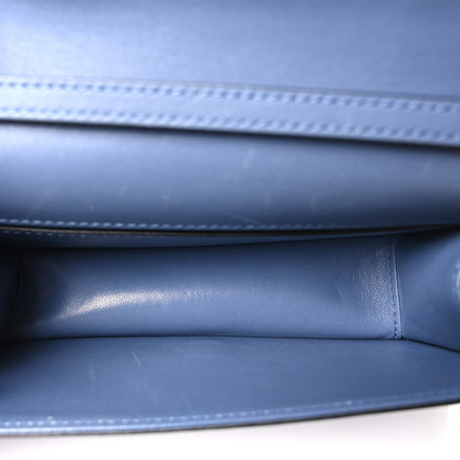 Small Calfskin Shoulder Bag - Blue