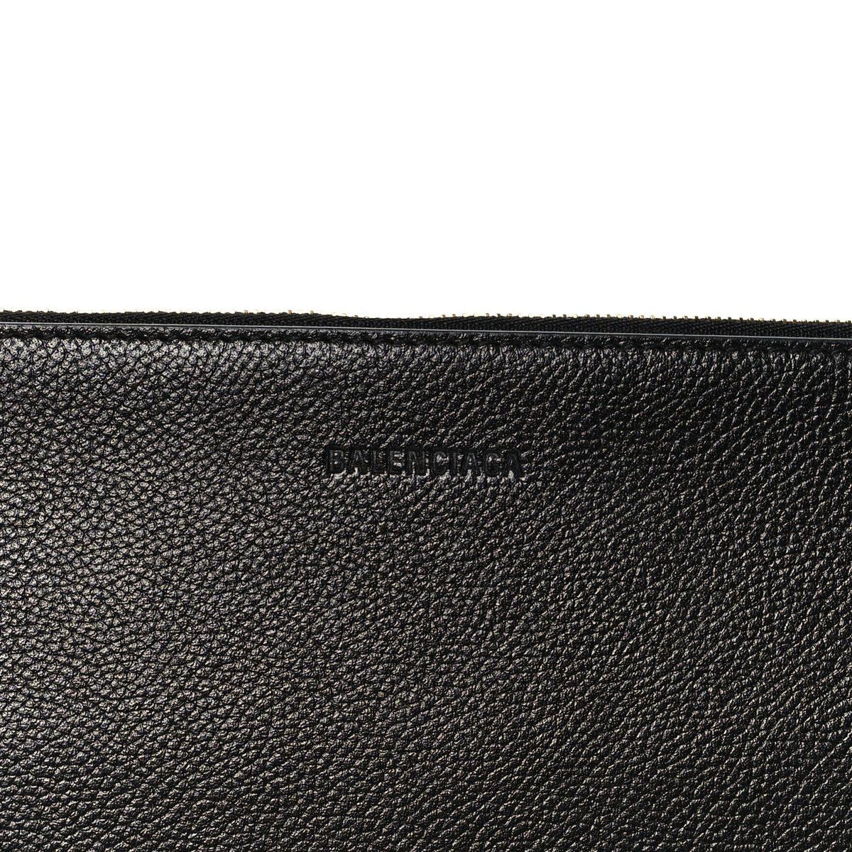 Large Calfskin Pouch - Black