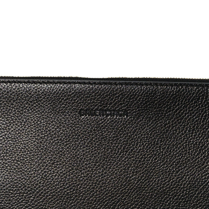 Large Calfskin Pouch - Black