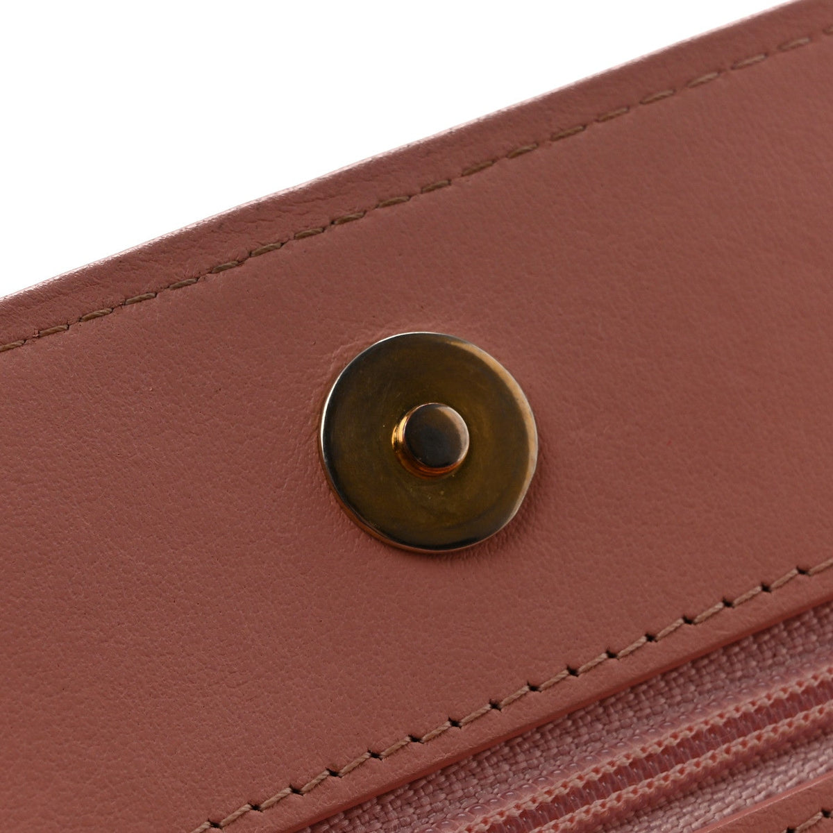 Quilted Caviar Wallet Bag - Pink