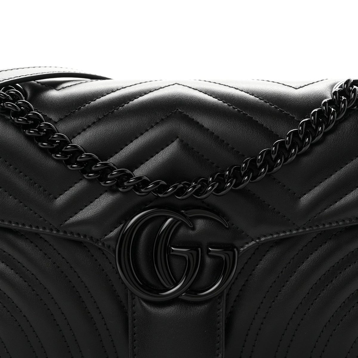 Small Calfskin Shoulder Bag - Black