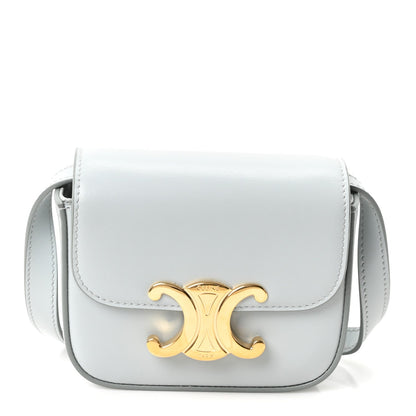 Mini Calfskin Handbag - Blue