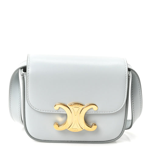 Mini Calfskin Handbag - Blue