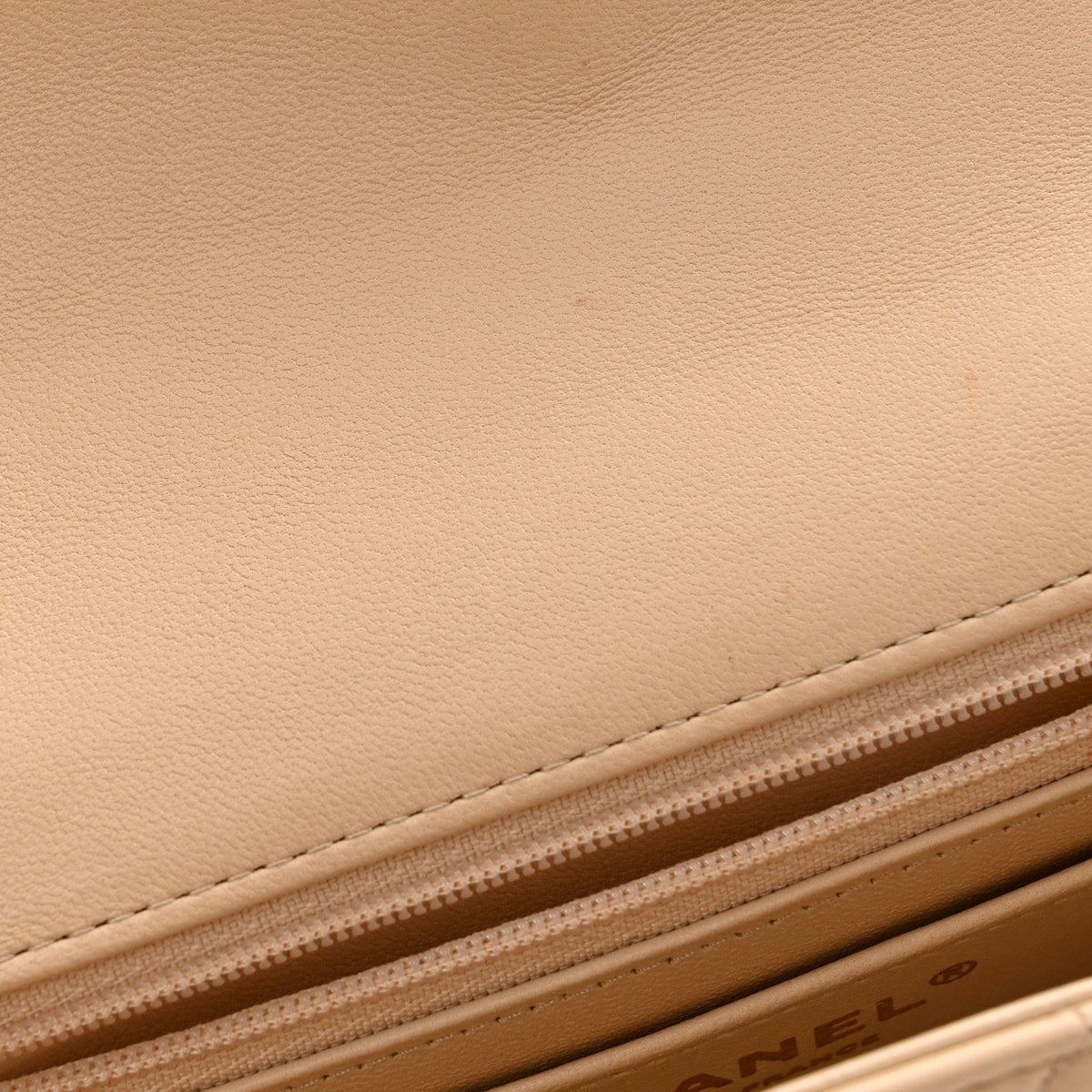 Mini Quilted Lambskin Flap Shoulder Bag - Tan
