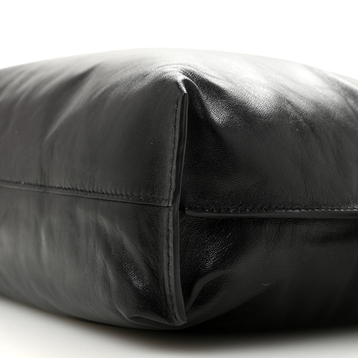 Lambskin Nappa Clutch Bag - Black